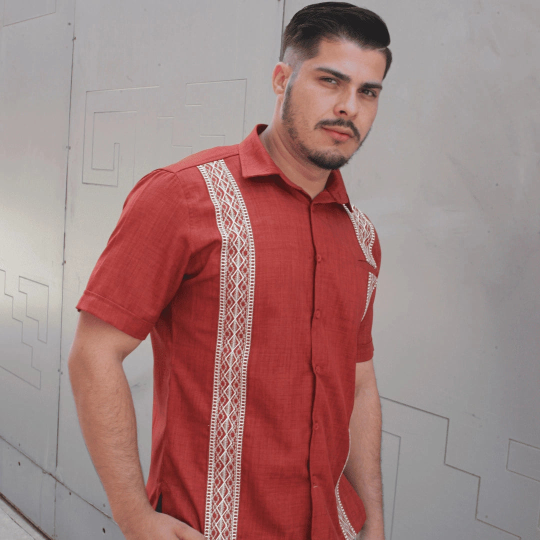 Short Sleeve Guayabera Shirt Chedron
