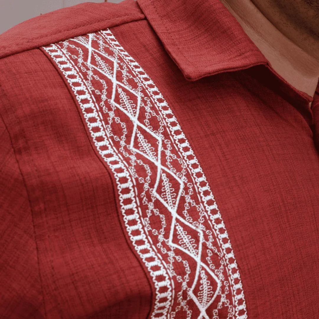 Short Sleeve Guayabera Shirt Chedron