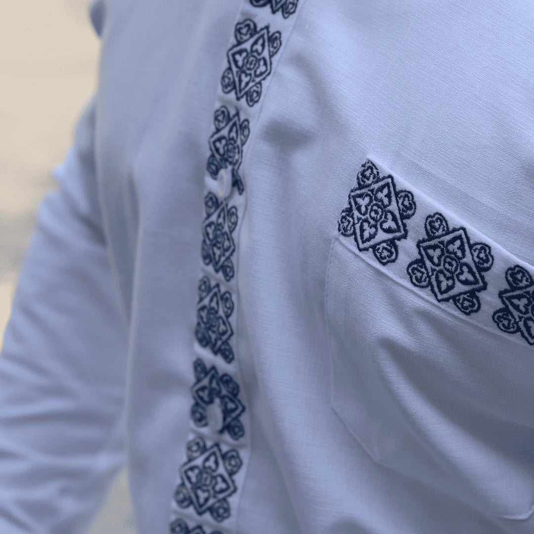 Talavera Long Sleeve Guayabera Shirt
