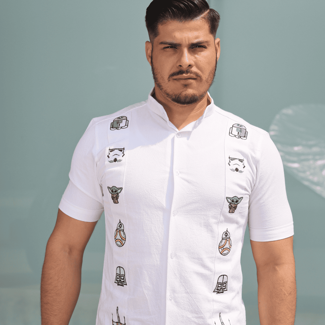 Galactic Guayabera Shirt