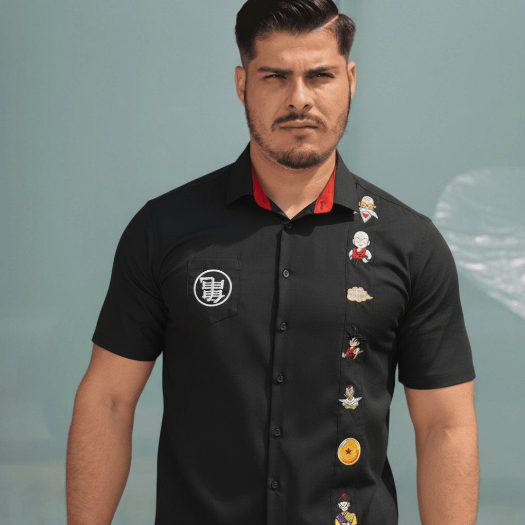 Camisa Guayabera Dragón Ball