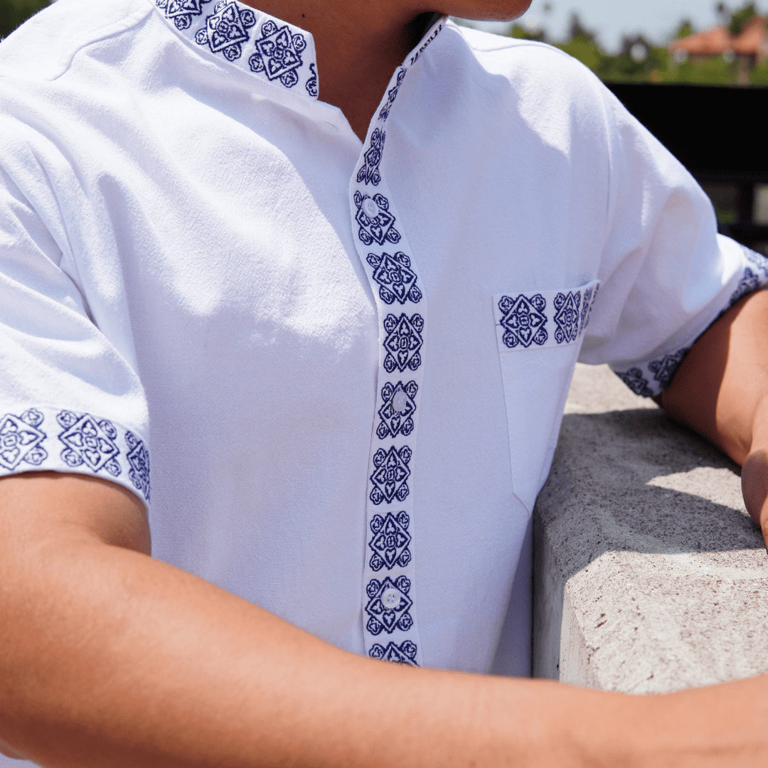 Rustic Talavera Guayabera Shirt